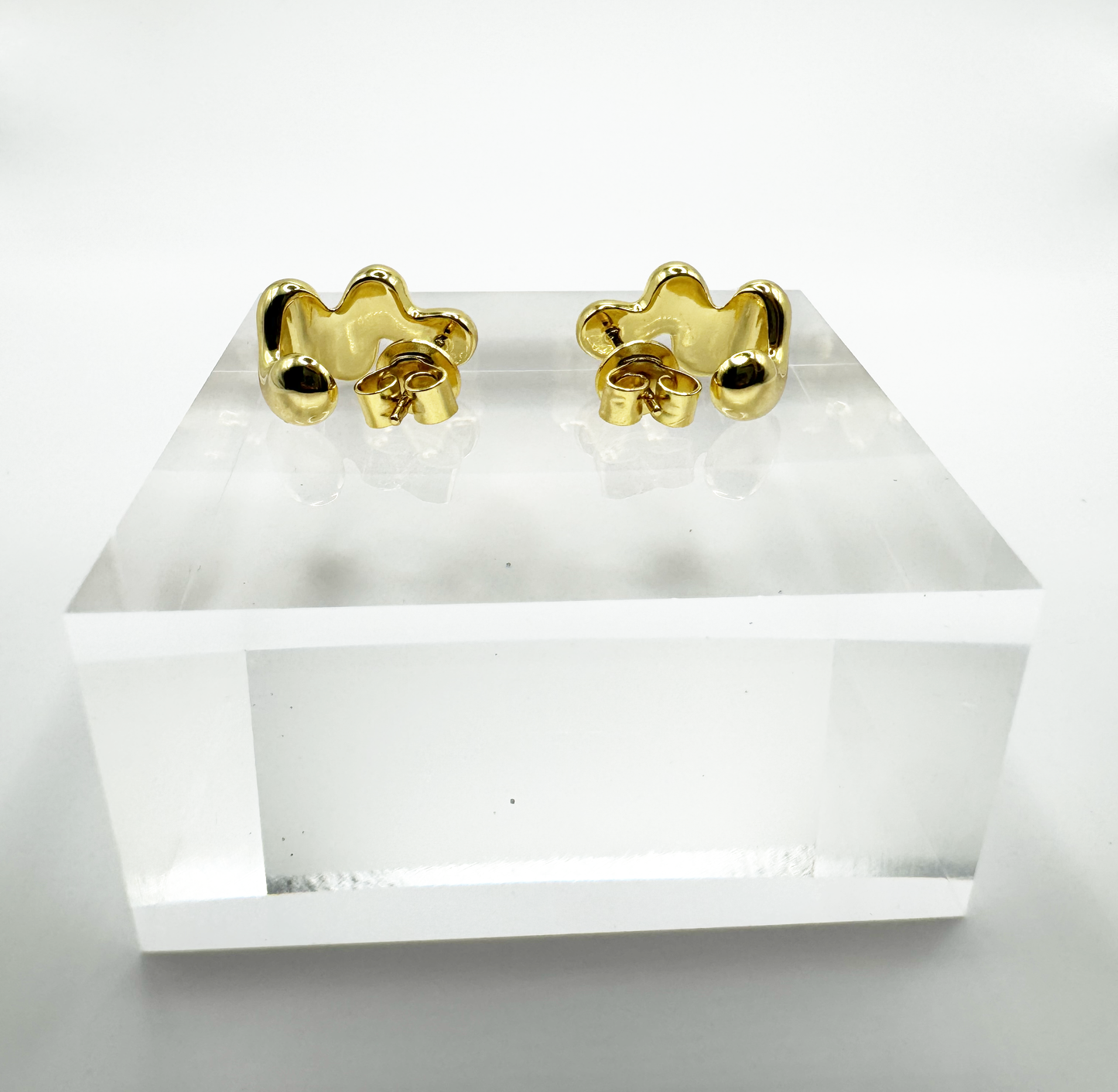 Lava Glob Huggie Earrings